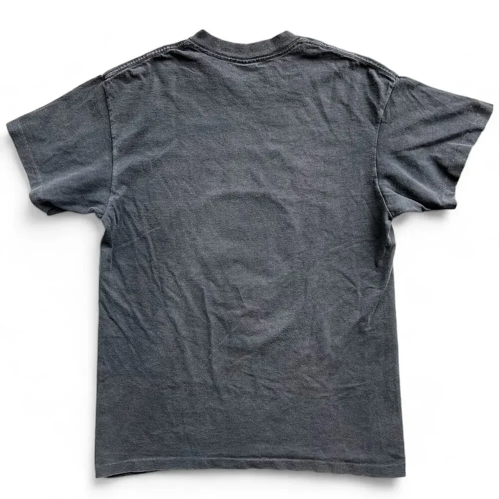 Vintage Nike Force Basketball Swoosh Single Stitch T Shirt Faded Black M USA - Picture 3 of 9